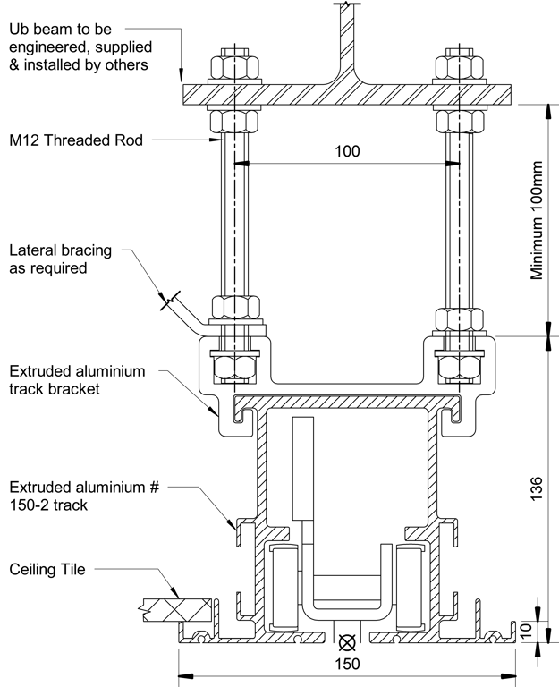 Navigate to OPR - Bracket Steel Fix Detail - 152-2 Track