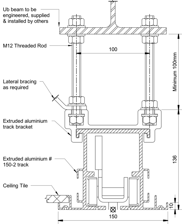  Image of OPR - Bracket Steel Fix Detail - 152-2 Track