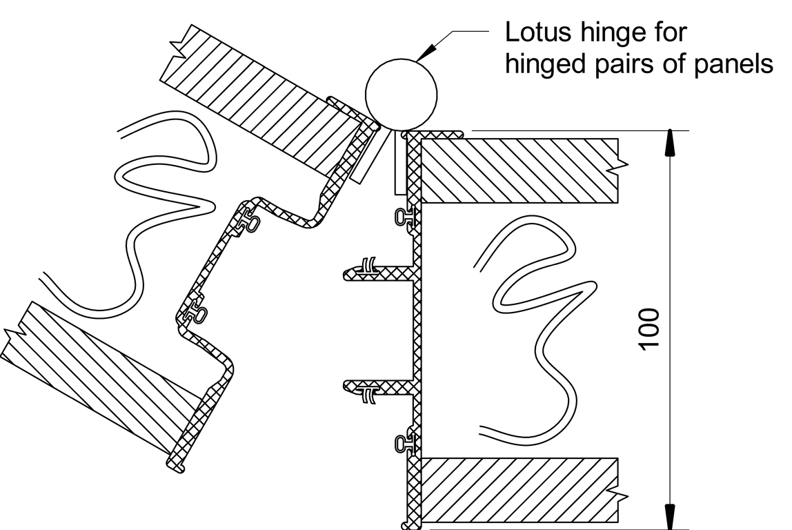  Image of OPR - Panel Joint Detail - Hinged Standard