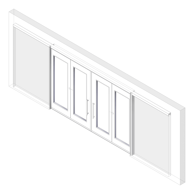 Image of Door Sliding LotusDoors BiParting CavityTrack