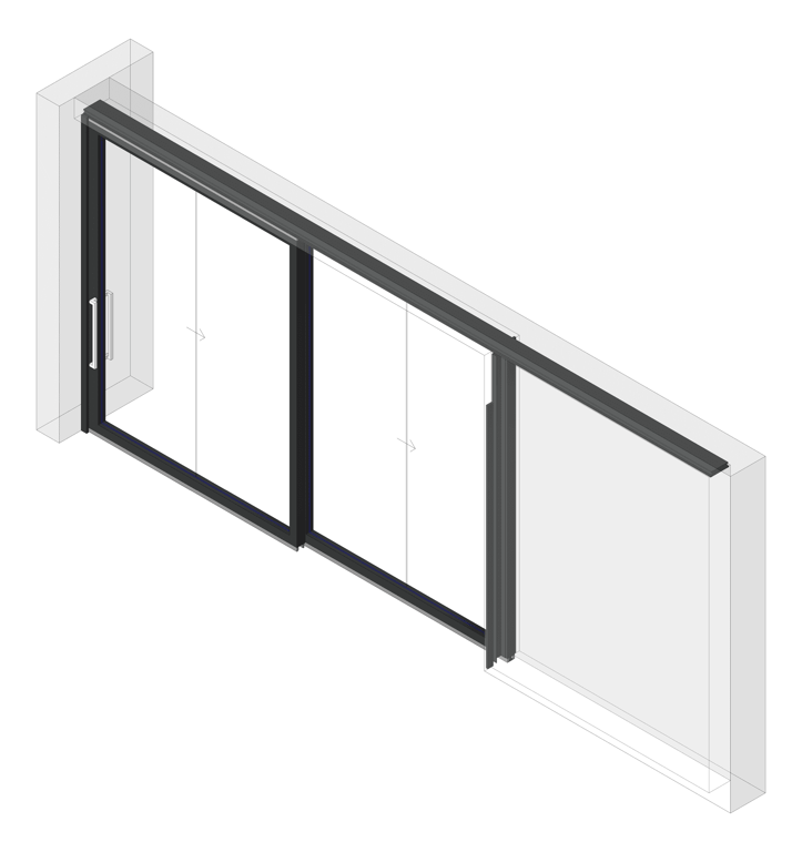 Image of Door Sliding LotusDoors Glass Dual Cavity