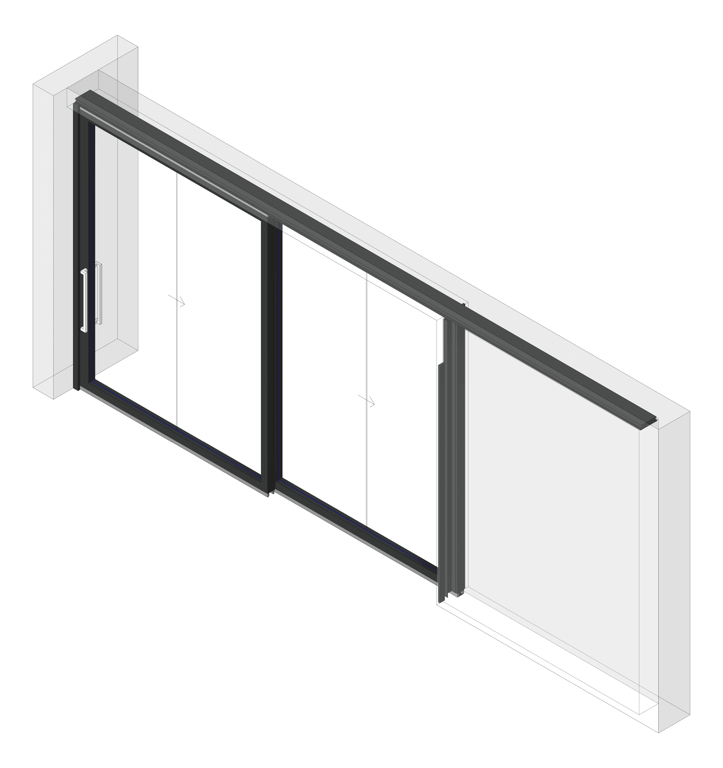 Door Sliding LotusDoors Glass Dual Cavity