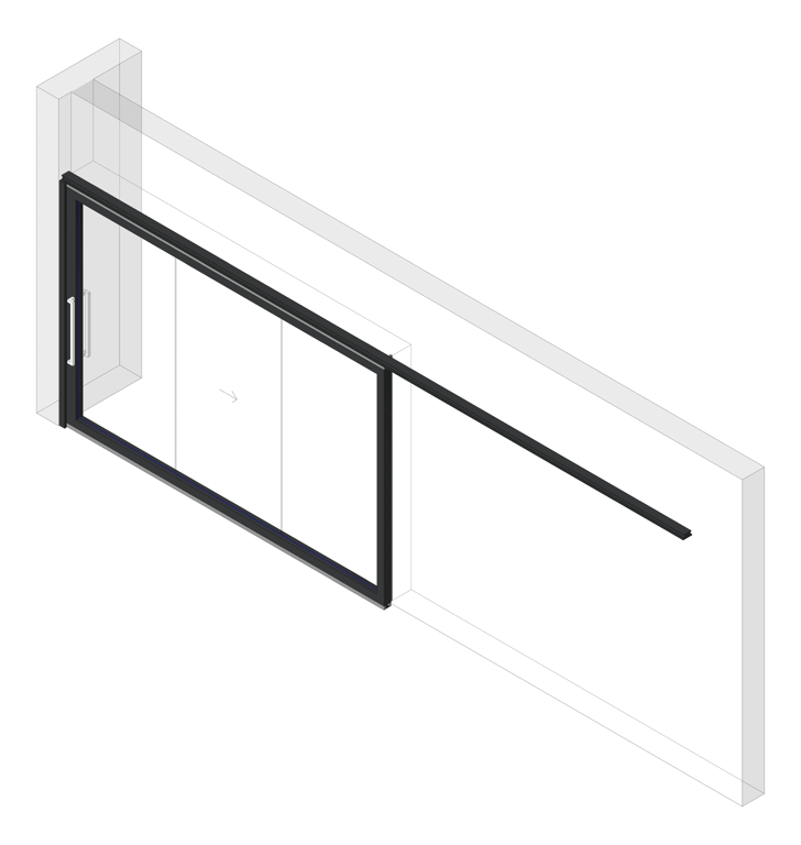 Image of Door Sliding LotusDoors Glass Single