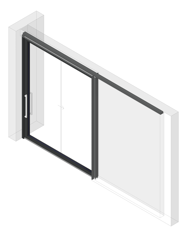 Door Sliding LotusDoors Glass Single Cavity