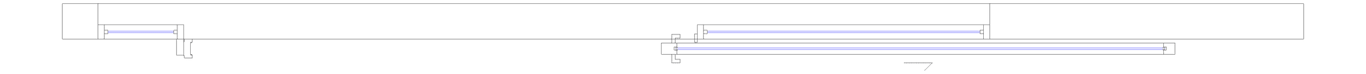 Plan Image of Door Sliding LotusDoors Glass Single DualSideLight OffsetJamb