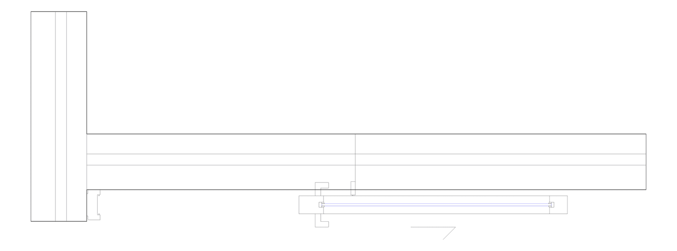 Plan Image of Door Sliding LotusDoors Glass Single FaceFixed