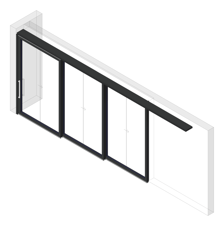 Door Sliding LotusDoors Glass Triple