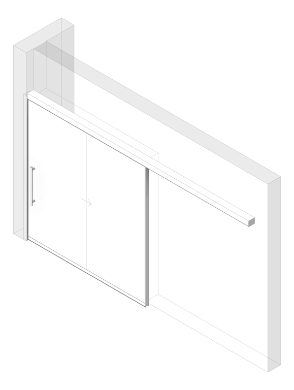 Door Sliding LotusDoors Single FaceFixed