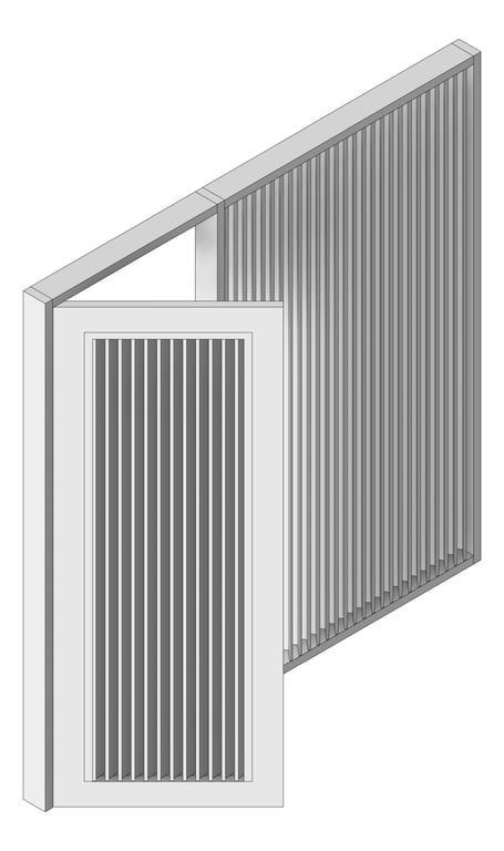 Navigate to Door LouvredSwing Louvreclad AlturaSeries Vertical