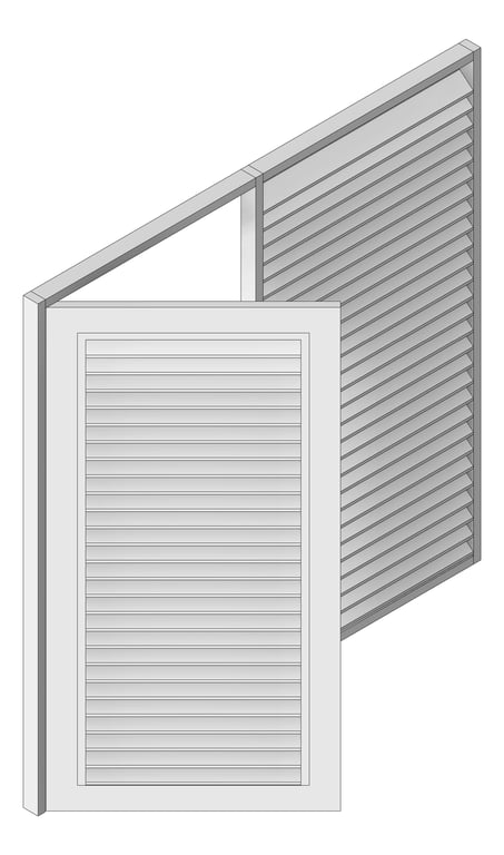Navigate to Door LouvredSwing Louvreclad CascadeSeries