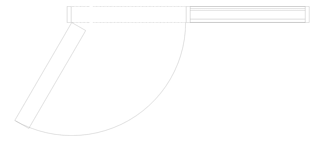 Plan Image of Door LouvredSwing Louvreclad HudsonSeries 200 Horizontal