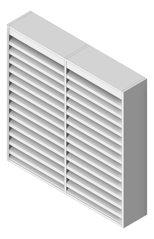 Navigate to Louvres Acoustic Louvreclad HudsonSeries 600 Horizontal