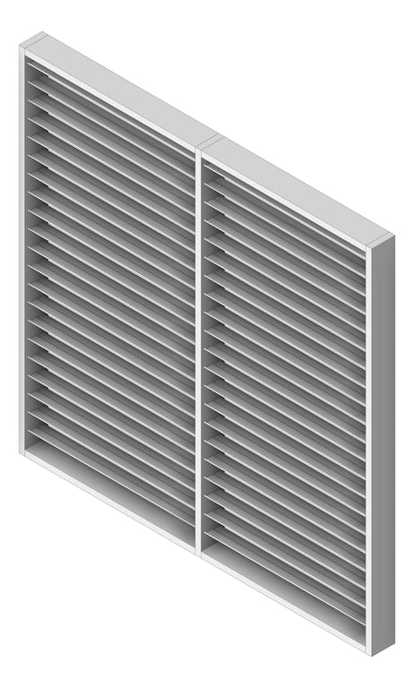 Navigate to Louvres Airflow Louvreclad AxisSeries