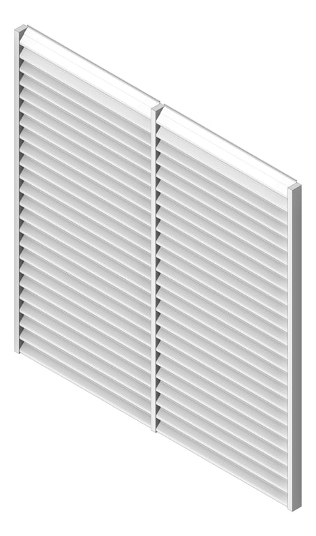 Navigate to Louvres Airflow Louvreclad DeltaSeries Horizontal