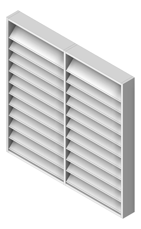 Navigate to Louvres Airflow Louvreclad HerculesSeries