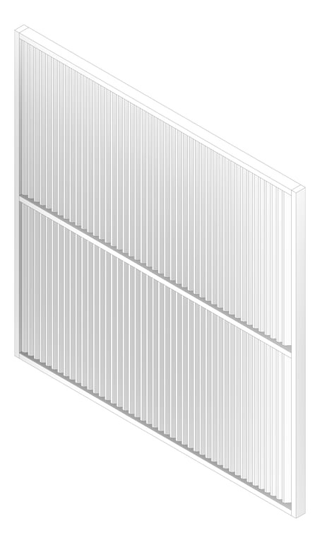 3D Documentation Image of Louvres Airflow Louvreclad NeptuneSeries Vertical