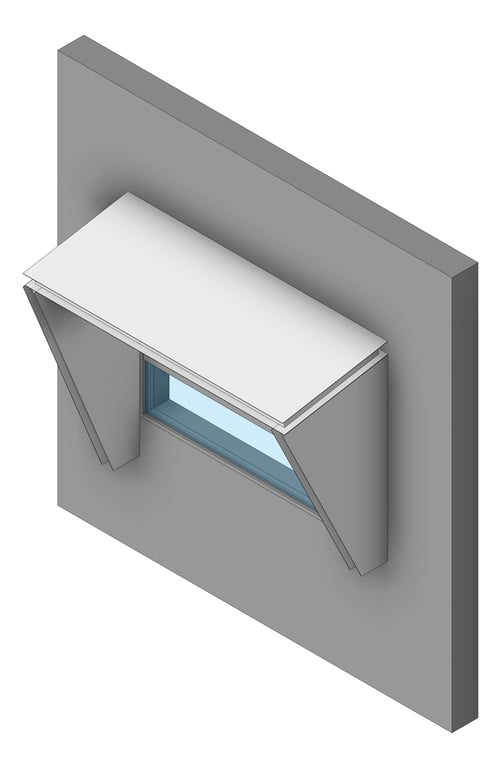Navigate to SolarShading Modular Louvreclad AscotSeries WindowHood
