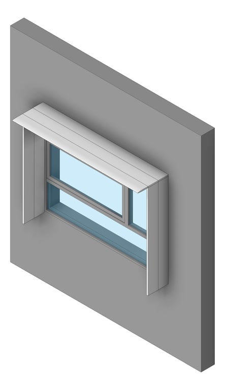 Navigate to SolarShading Modular Louvreclad ScarboroughSeries WindowHood