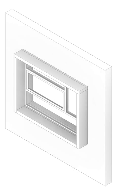 3D Documentation Image of SolarShading Modular Louvreclad SheratonSeries WindowHood