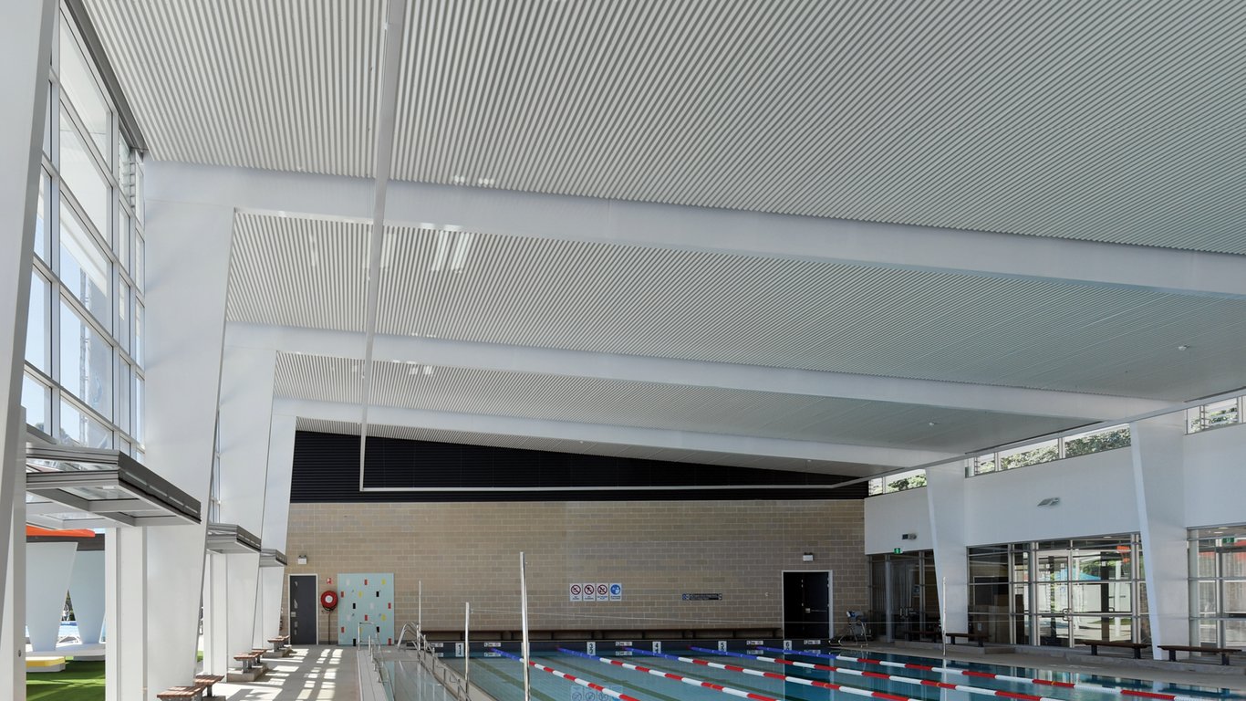 LYSAGHT - Permalite - WAVELINE 1 Image of Aluminium SheetCladding Lysaght Permalite Waveline StuccoEmbossed