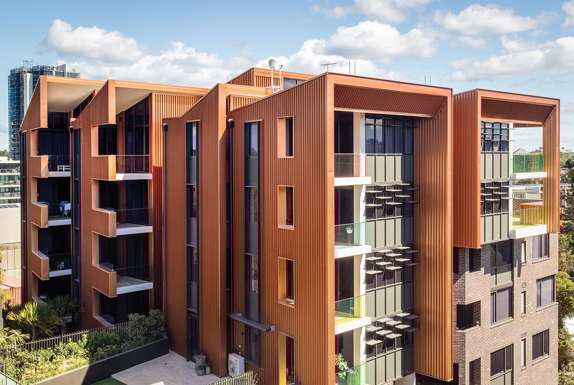 LYSAGHT - Zenith - Longline-1 Image of Metal SheetCladding Lysaght Zenith Longline305 PaleEucalypt