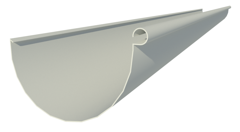 LYSAGHT Gutter HalfRound Image of EndCap Gutter Lysaght HalfRound FaceBased