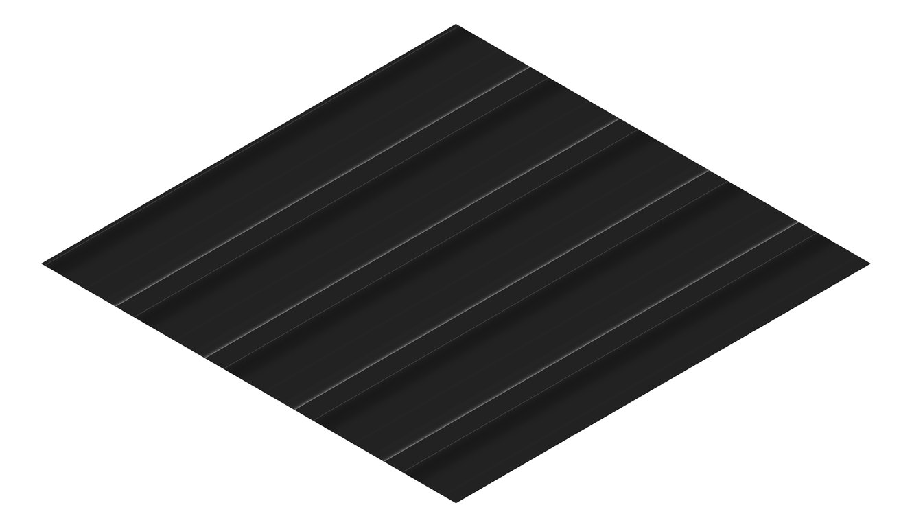 3D Presentation Image of Aluminium SheetCladding Lysaght Permalite Alspan Midnightsky