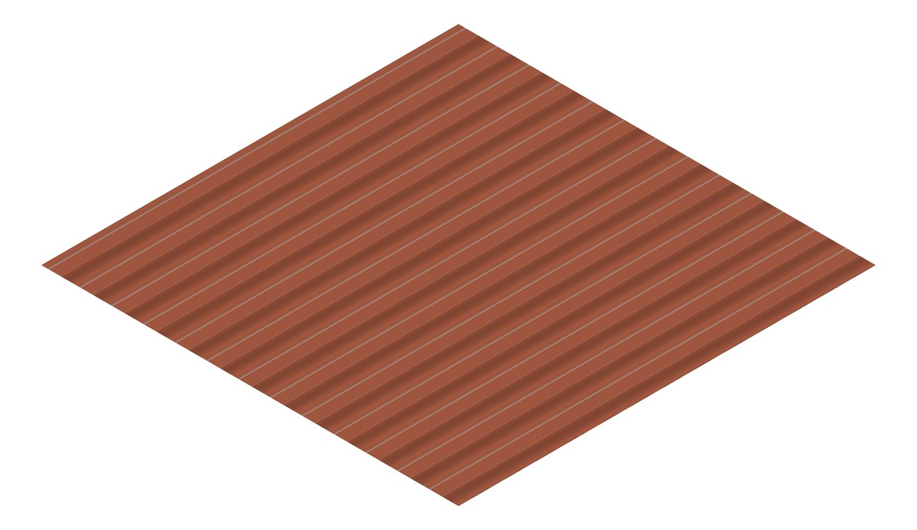 3D Presentation Image of Metal SheetCladding Lysaght CustomOrb Aries
