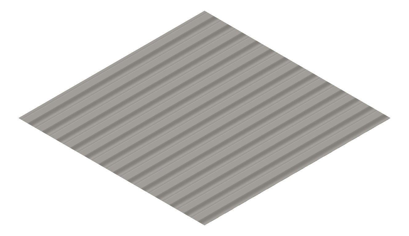 3D Presentation Image of Metal SheetCladding Lysaght CustomOrb Wallaby