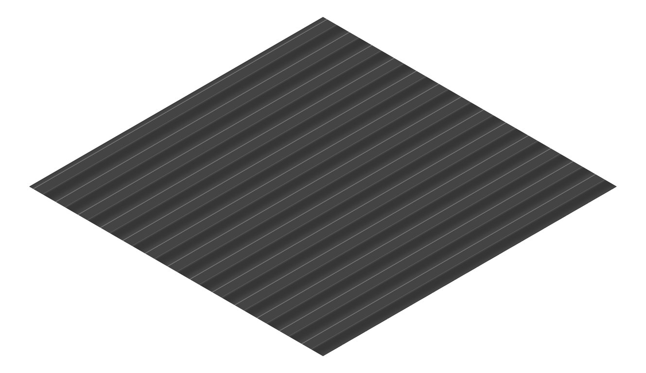 3D Presentation Image of Metal SheetCladding Lysaght CustomOrbAccent21 MonumentMatt