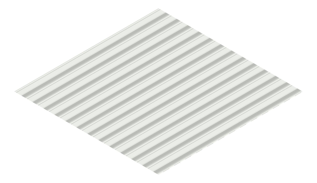3D Presentation Image of Metal SheetCladding Lysaght CustomOrbAccent21 ShaleGrey