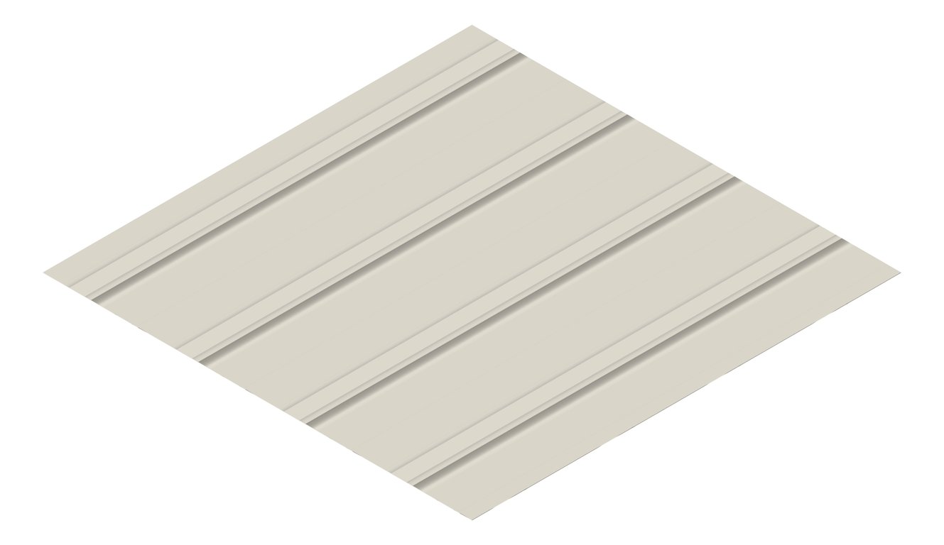 3D Presentation Image of Metal SheetCladding Lysaght FlatDek DuneMatt