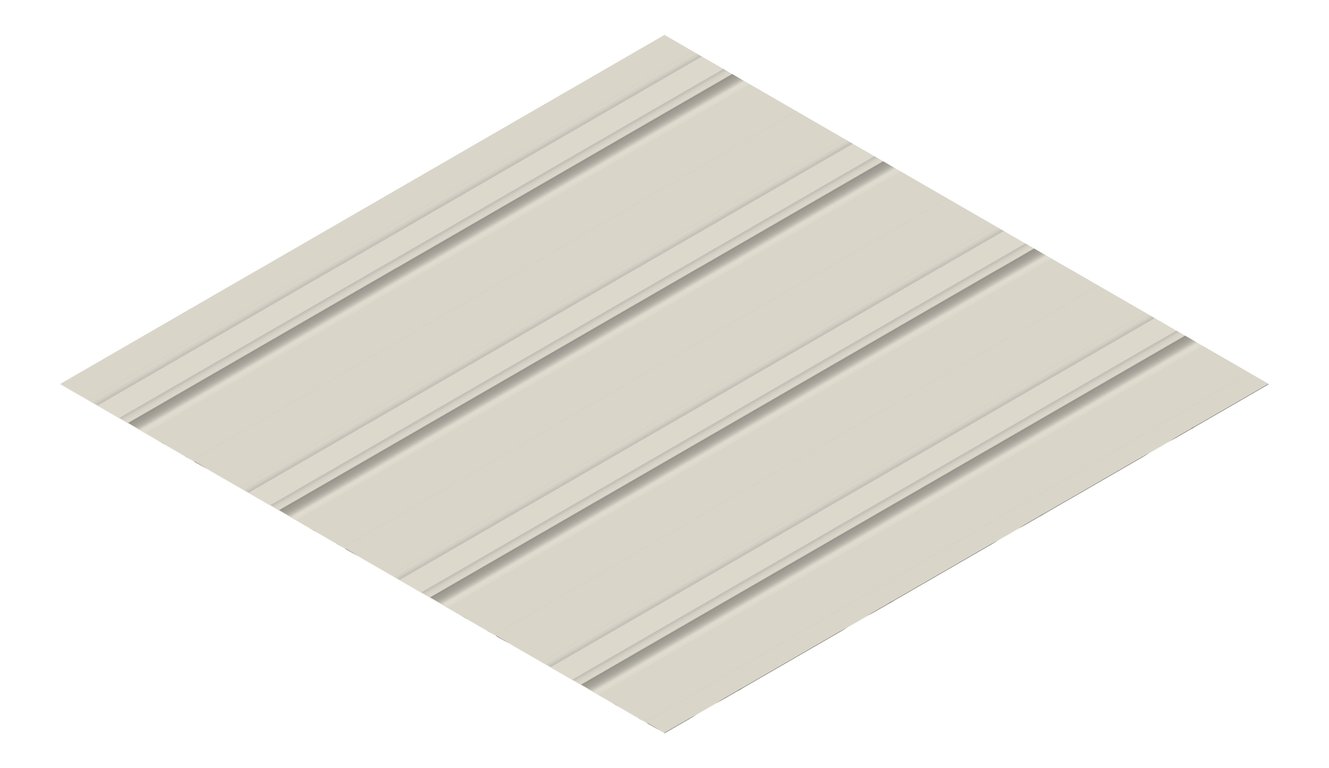 3D Presentation Image of Metal SheetCladding Lysaght FlatDek DuneMatt