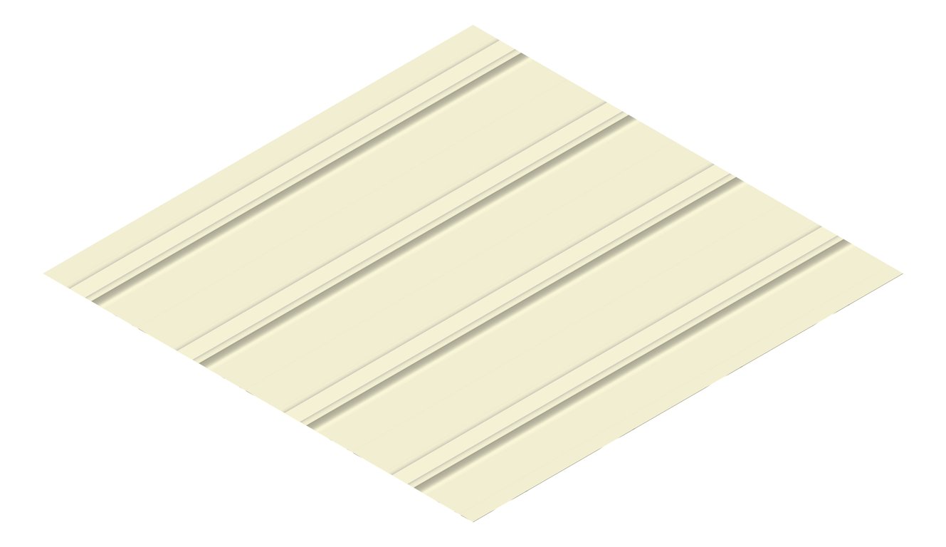 3D Presentation Image of Metal SheetCladding Lysaght FlatDek EveningHaze