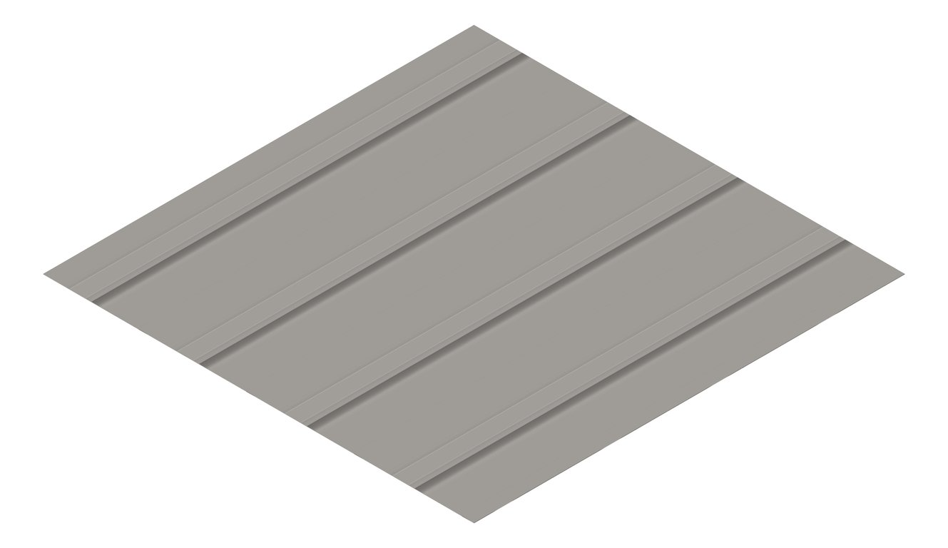3D Presentation Image of Metal SheetCladding Lysaght FlatDek Wallaby