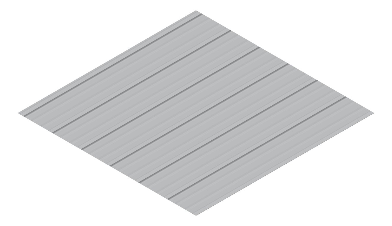 3D Presentation Image of Metal SheetCladding Lysaght FlatDek310 Bluegum