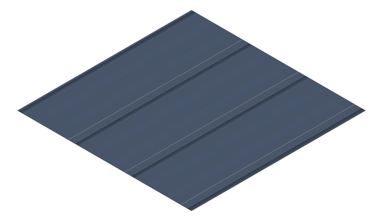 3D Presentation Image of Metal SheetCladding Lysaght FlatDek310 DeepOcean
