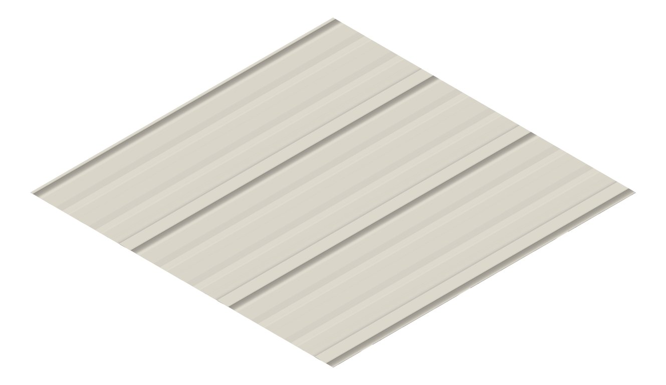 3D Presentation Image of Metal SheetCladding Lysaght FlatDek310 Dune