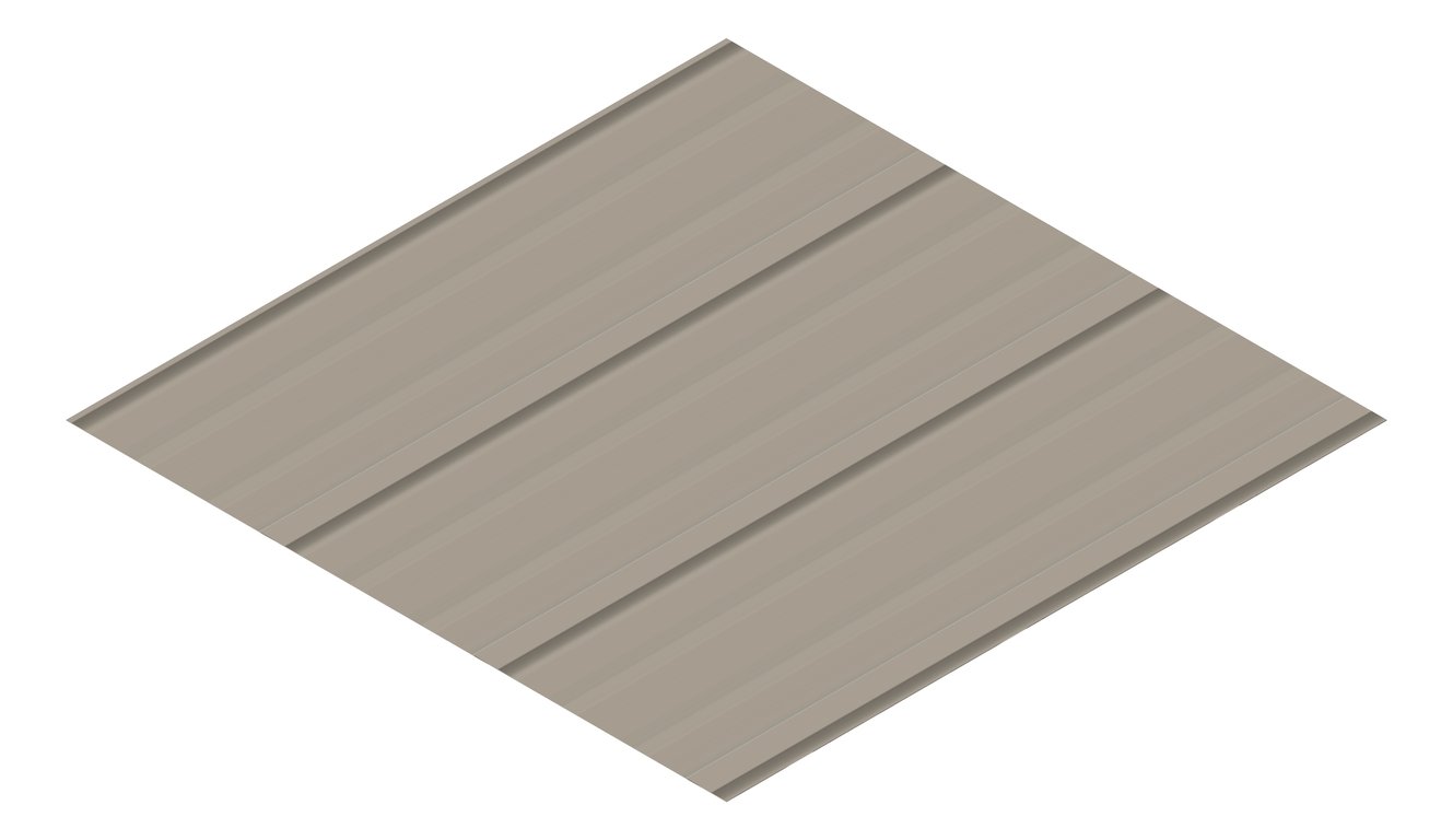3D Presentation Image of Metal SheetCladding Lysaght FlatDek310 Gully