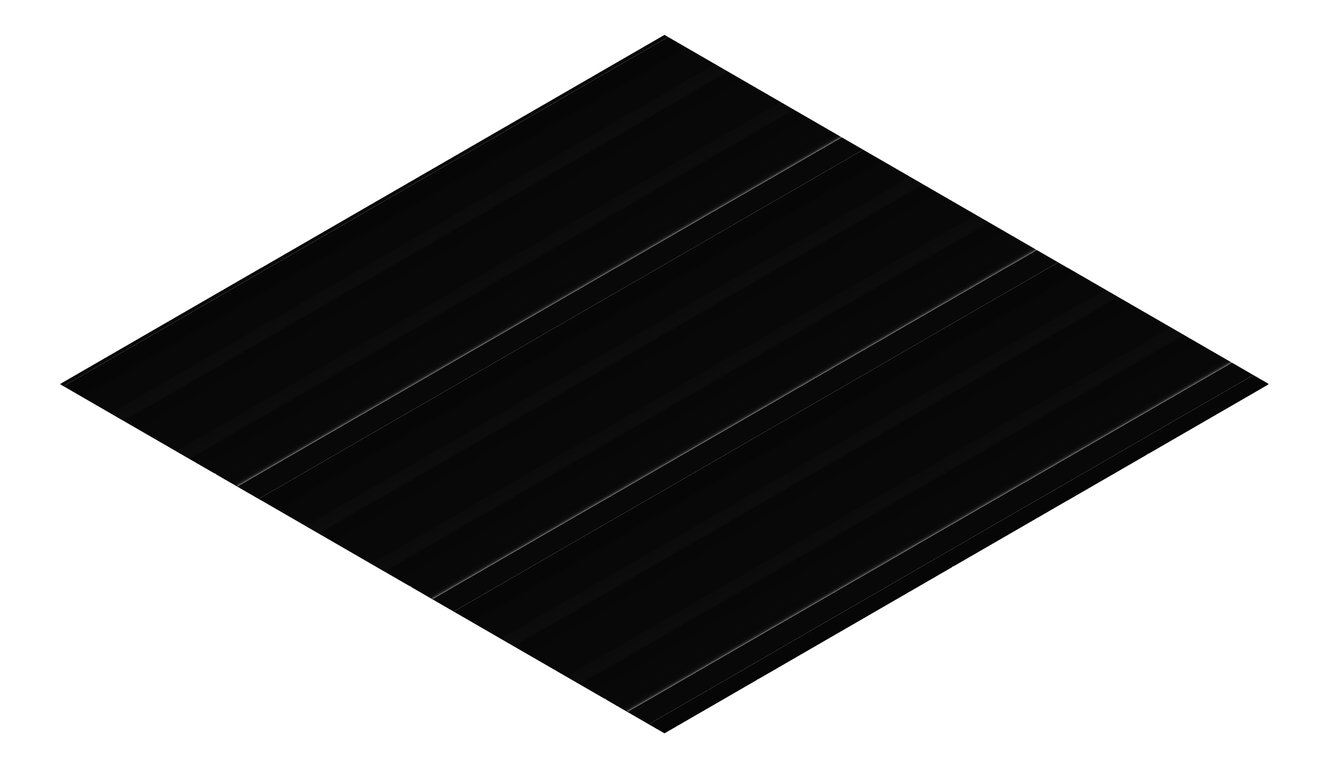 3D Presentation Image of Metal SheetCladding Lysaght FlatDek310 NightSky