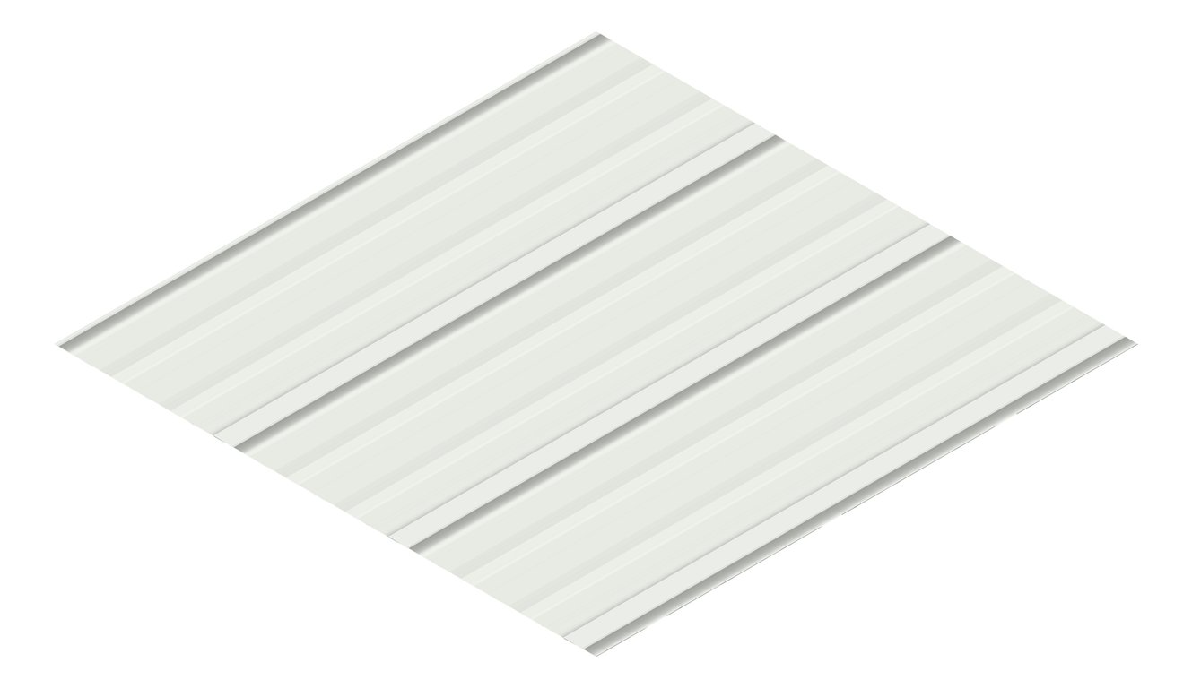 3D Presentation Image of Metal SheetCladding Lysaght FlatDek310 ShaleGrey