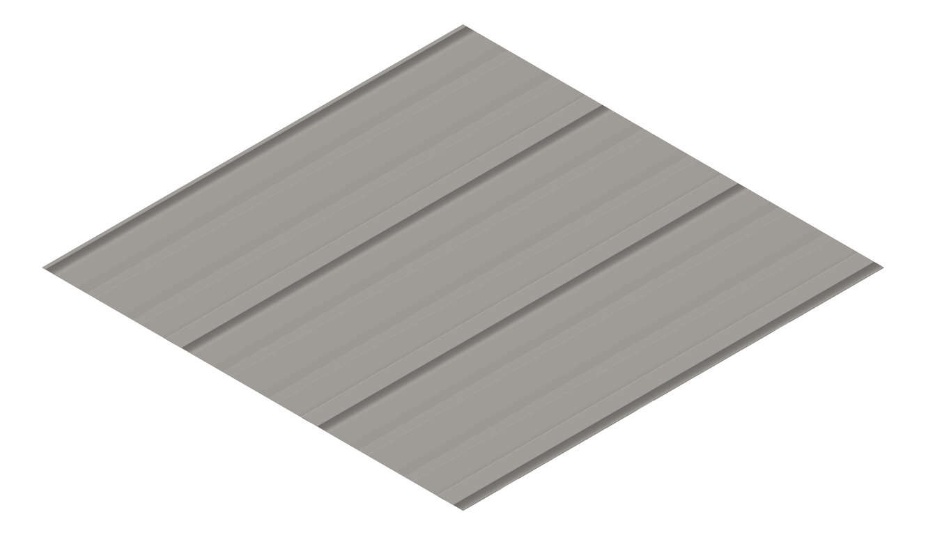 3D Presentation Image of Metal SheetCladding Lysaght FlatDek310 Wallaby