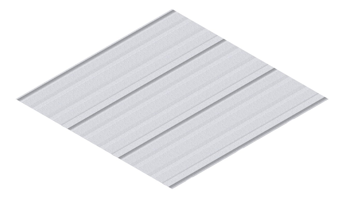 3D Presentation Image of Metal SheetCladding Lysaght FlatDek310 ZincalumeSteel