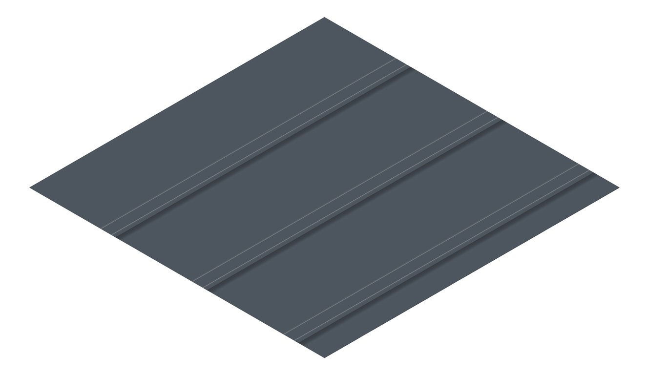 3D Presentation Image of Metal SheetCladding Lysaght FlatDekII Celestian