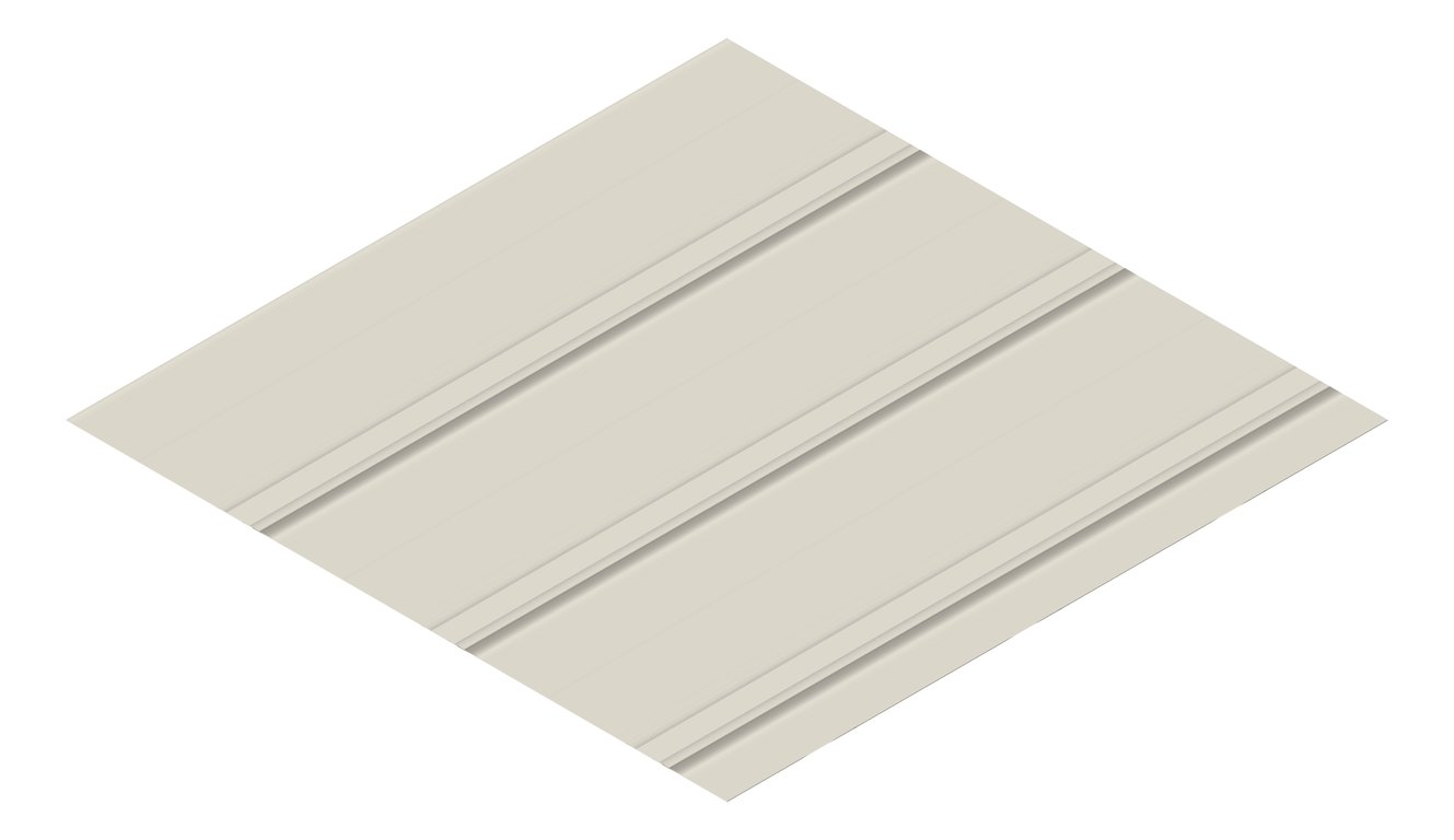 3D Presentation Image of Metal SheetCladding Lysaght FlatDekII Dune