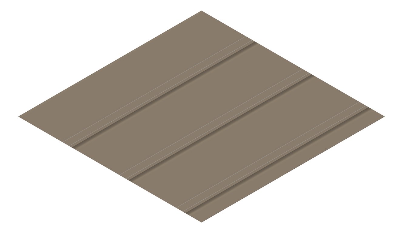 3D Presentation Image of Metal SheetCladding Lysaght FlatDekII Jasper