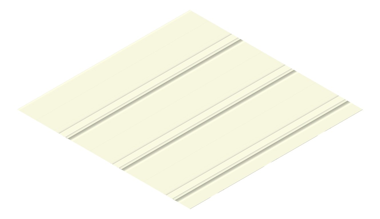 3D Presentation Image of Metal SheetCladding Lysaght FlatDekII Rhea