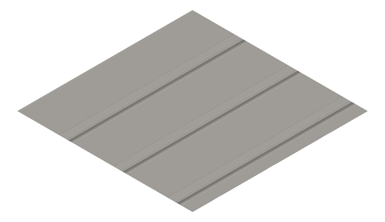 3D Presentation Image of Metal SheetCladding Lysaght FlatDekII Wallaby