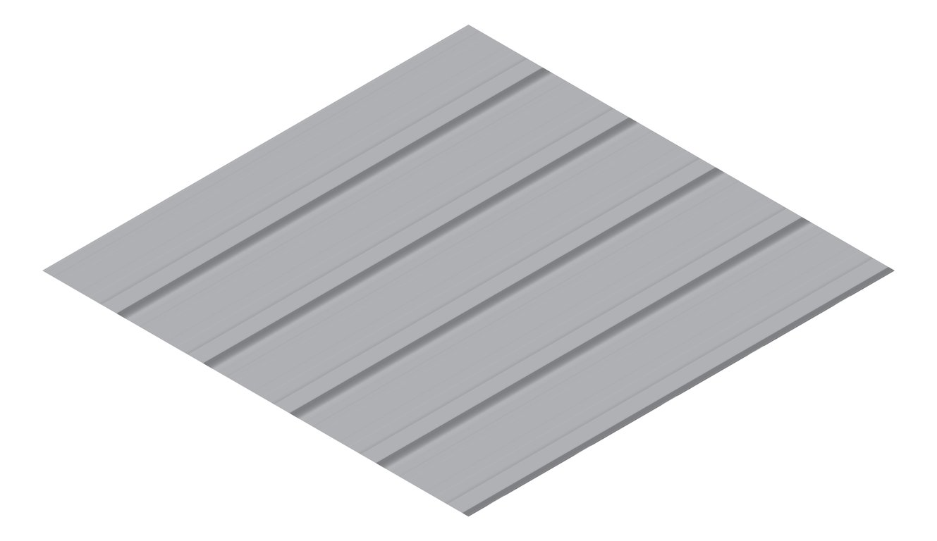 3D Presentation Image of Metal SheetCladding Lysaght KlipLok406 Astro