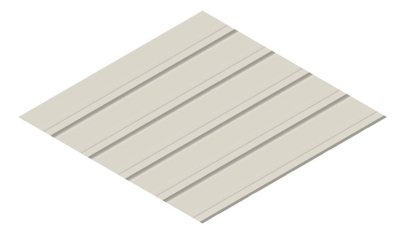 3D Presentation Image of Metal SheetCladding Lysaght KlipLok406 Dune